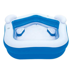 Piscina Grande Piscina Gonfiabile Centro Famiglia Piscina Estate Festa per Bambini Bambini Adulto, 575L di capacità di stoccaggio dell'Acqua, 2 Chiusu características