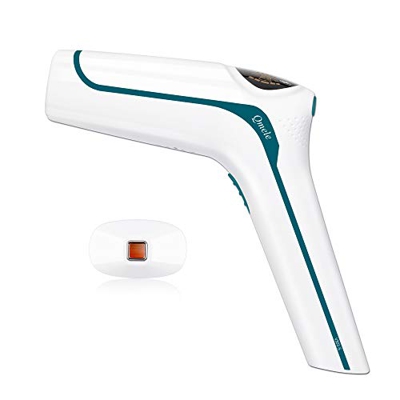 Epilatore Luce Pulsata per Corpo e Viso Qmele Epilatori Laser per Donna Raffreddamento a Ghiaccio Depilazione Dispositivo con 500000 Impulsi di Luce