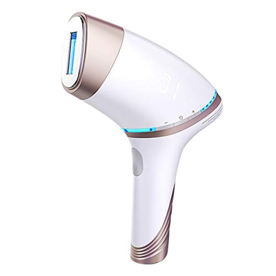 Epilatore a Luce pulsata IPL, 999999 Depilazione con Flash Sensazione di Ghiaccio sul Viso Domestico indolore per Corpo, Viso, Braccia, ascelle, Bikin