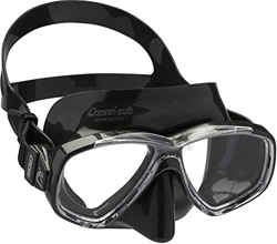Cressi Perla, Maschera Subacquea a Vetri Separati per Pesca, Apnea, Snorkeling e Immersioni Unisex-Adult, Nero, Taglia Unica precio