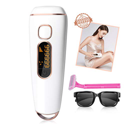 Laser Epilatore,Epilatore a Luce Pulsata IPL Laser Permanente 999999 Flash Epilazione Professionale Indolore con Schermo LCD, Uso domestico per Donne  características