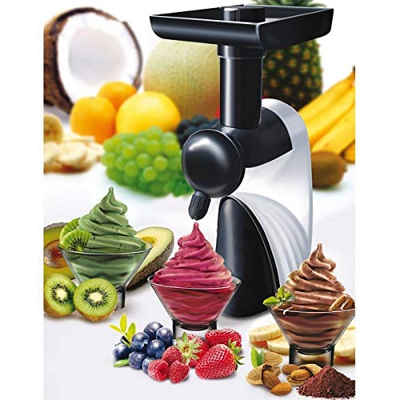 Macchina da dessert gelatiera per frutta congelata gelato yogurt ice cream - alimentazione 220v - inclusa accessori