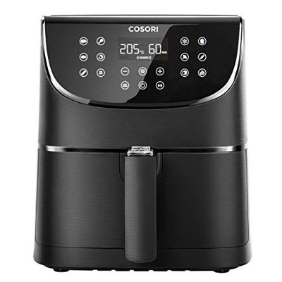 COSORI Friggitrice ad Aria Calda, 5,5L Friggitrice Senza Olio, Air Fryer con 11 Programmi, Funzione Keep Warm, LED Touch Screen, Tempo Temperatura Reg