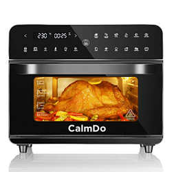 CalmDo Friggitrice ad Aria 25L, Forno ad Aria Calda 12 Programmi con Touch Screen, 1800W Friggitrice Senza Olio Air Fryer Temperatura Protezione Surri características