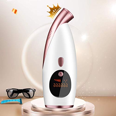 Epilatore a luce pulsata, 999999 Flashs IPL dispositivo di depilazione definitiva professionale, epilazione permanente per donna e uomo, per corpo, ma