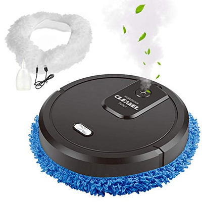 Migaven Robot Aspirapolvere Lavapavimenti, Robot Cleaner USB Ricaricabile Smart Dry Wet Mopping Cleaner Con Funzione Di Purificazione Dell'Aria Spray 