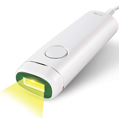 AEVO IPL Epilatore a Luce Pulsata, Sistema di Rimozione Peli con 2 Modalità, 999,999 Pulsazioni, Epilazione Permanente e Indolore, Testina in Giada, P