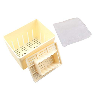 Set di macchine per la produzione di tofu in plastica fatta in casa Set di stampi per tofu Maker + panno per formaggio Set di utensili da cucina per s