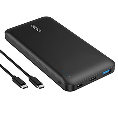 CHOETECH Powerbank 10000mAh Power Bank Batteria Esterna Portatile con PD 18W,Caricabatterie Portatile USB C PD 3.0 18W PowerBank per iPhone 12/11/XS/X