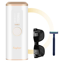 Epilatore a Luce Pulsata IPL, fayleer Sistema di Depilazione 998,000 Flash Impulsi di Luce Indolore Permanente Dispositivo di Rimozione con Schermo LC características