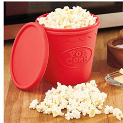 Case&Cover Materiali Silicone a Microonde Hot Air Popcorn Popper Bowl Cucina DIY Popcorn Maker Snack Benna Festa di Famiglia características