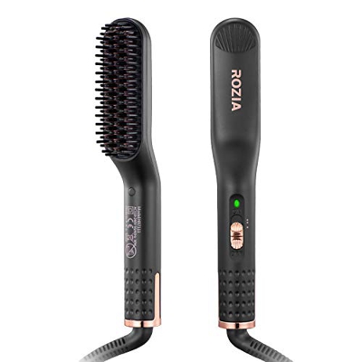 Spazzola Lisciante Antiscottatura Spazzola Riscaldante Efficiente Piastra per Barba a Riscaldamento Rapido Spazzola Lisciante per Capelli di Nuova Gen