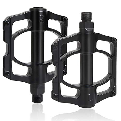 YifKoKo Pedali Bici,Realizzati in Metallo con Cuscinetti a Sfera sigillati Antiscivolo industriali, Pedali Bici pedane intercambiabili Antipolvere e I