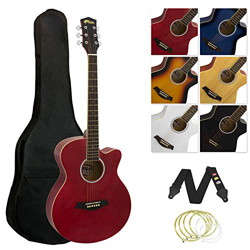 Tiger, Kit Chitarra Acustica Corpo Standard Full Rosso características