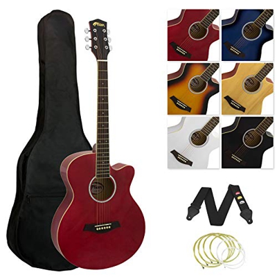 Tiger, Kit Chitarra Acustica Corpo Standard Full Rosso