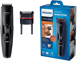 Philips BT5200/16 Serie 5000 Regolabarba con Lame in Metallo, Wet&Dry, Nero, batteria precio