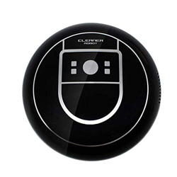 Mini Robot Spazzare, Robot Aspirapolvere con Sensori Barre, Aspira, Spruzza e Passa, Speciale per Animali Domestici e Tappeti, 20cm X 7cm (Nero) precio