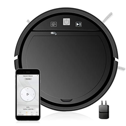 Kshzmoto Robot aspirapolvere Wi-Fi 3-in-1 1500Pa Potente aspirapolvere robot aspirante Modalità 2 compatibile con Alexa Google Assitant App Tuya Ideal en oferta