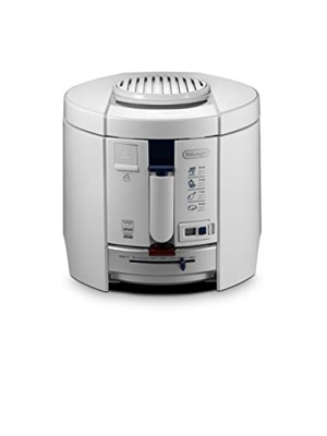 De'Longhi friggitrice F26237.W1, Capacità patatine: 1 kg, termostato regolabile da 150 a 190°C, 1800 watt