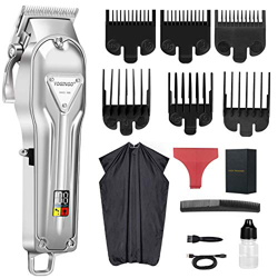 Tagliacapelli Uomo, Tagliacapelli Elettrico Professionale, USB Ricaricabile Portatile Kit con display a LED ricaricabile Senza Fili Tagliacapelli per  precio