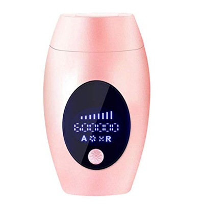Epilatore luminoso pulsato, indolore, depilatore laser definitivo professionale, Ipl600 000 lampeggianti con schermo LCD, 2 modalità, per corpo/viso/m