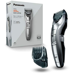 Panasonic ER-GC71-S503 Regolabarba e Tagliacapelli, 38 Lunghezze di Taglio da 1 a 20 mm, Lavabile, Taglio di Precisione, Argento en oferta