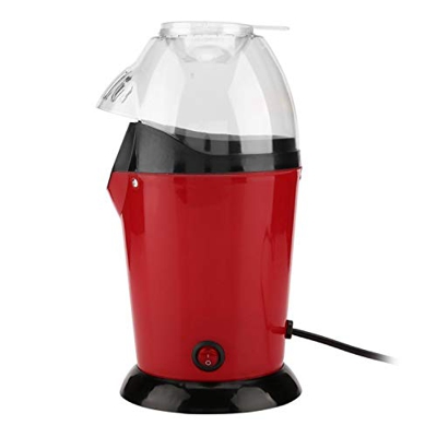 RETYLY Portable Elettrico Popcorn Maker Home Rotonda/Quadrato Hot Air Popcorn Che Fa La Macchina da Cucina Desktop DIY Mais Maker 1200W Spina EU