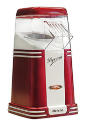 Ariete 2952 Popcorn Popper - Macchina per Pop Corn Compatta, Cottura ad aria calda senza grassi, 1100W, 60gr di mais pronti in meno di 2', Rosso características