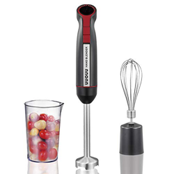 Frullatore a immersione 3 in 1 UUOUU 800W 20 Velocità regolabili, Frullatore Multifunzione Minipimer con Bicchiere 600ml, Frusta, Lame in Acciaio Inos características