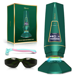 Epilatore Luce Pulsata IPL, Olivivi Aggiornata Sincronizzata Copertura Totale Sensazione Ghiaccio 400.000 Sprazzi Reali Tubo Quarzo Epilatore Laser Do características