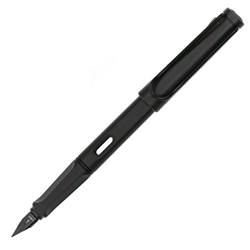 Lamy 1303886 Safari Umbra Pennino Penna Stilografica, nero opaco en oferta