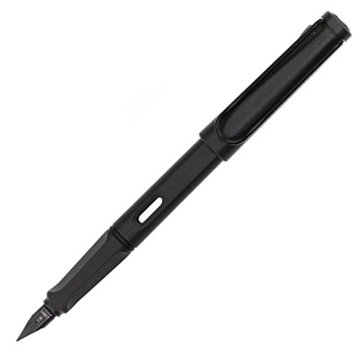 Lamy 1303886 Safari Umbra Pennino Penna Stilografica, nero opaco
