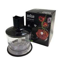 Braun MQ30 Accessorio Tritatutto per Minipimer, 500 ml, Nero en oferta