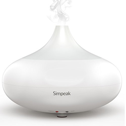 Simpeak 100 ML Diffusore di Aroma ad Ultrasuoni Umidificatore Luce Fredda Foschia con 7 Colore LED per Il Salone di Bellezza, Spa, Yoga, Camera da Let precio
