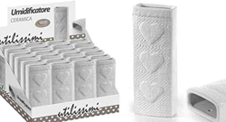 Kasahome 4 Umidificatori Evaporatori per Acqua Ambiente in Ceramica Umidificatore Evaporatore per Termosifoni Ambienti Casa Home Decoro Cuore Bianco precio
