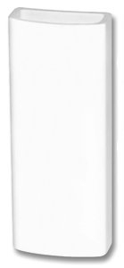 Il Coccio - Umidificatore originale - Set di 2 pz in ceramica per radiatore, bianco