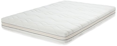 AmazonBasics - Materasso extra comfort a 7 zone in memory foam, Medio (H3) - 80 x 190 cm