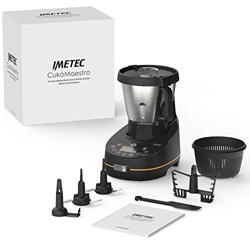 Imetec Cukò Maestro Robot da Cucina con Cottura, 20 Programmi Automatici, 10 Funzioni, Fino a 6 Porzioni, Impasta Pane e Pizza, Capienza 2 L, 8 Access precio