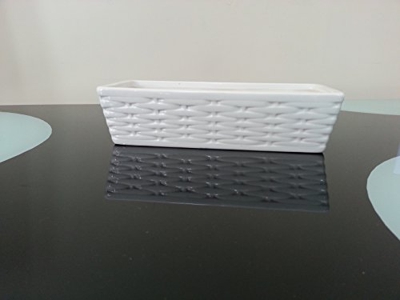 Lady Doc CDF08378 Umidificatore in Ceramica, Bianco, 10x6x22 cm