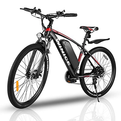 VIVI Biciclette Elettriche 27,5" Bici Elettriche per Adulti, Mountain Bike Elettrica, 350W, batteria rimovibile da 36V/10,4 Ah, Bicicletta Elettrica P