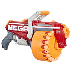 Hasbro Nerf- Mega Megalodon Blaster con 20 Dardi Originali, Multicolore, E4217EU4 características