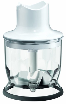 Braun MQ20 Accessorio Mini Tritatutto per Minipimer, 350 ml, Bianco