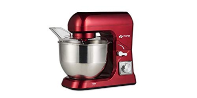 MAGNANI Robot da Cucina 1000W, Robot Impastatrice da Cucina 5L, Planetaria Multifunzione con 3 Accessori e Coperchio, Planetaria per Montare Uova, Imp