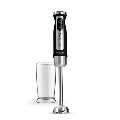 FULLMIX STYLANCE - Frullatore ad Immersione, 1500 W, con 7 regolatori di velocità, velocità turbo, cupola con rivestimento in 4 lame in titanio, Inclu