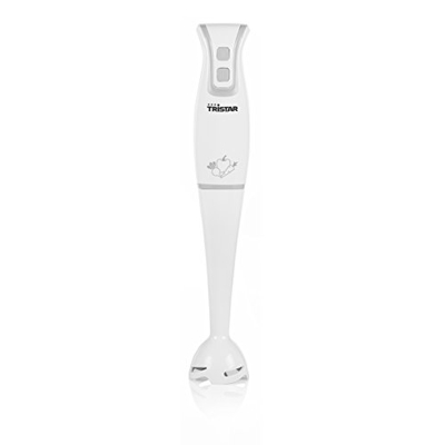 Tristar MX-4800 Mixer Immersione, 56 Decibel, Acciaio Inossidabile, Plastica, Bianco