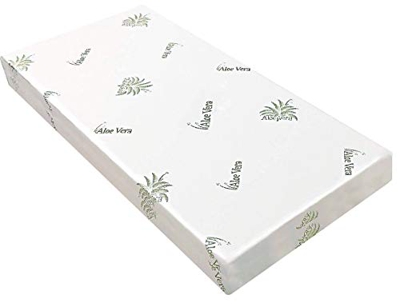 MATERASSO 60X120 CM SPESSORE 14 CM BABY PER CULLA BAMBINO - FODERA IN ALOE SFODERABILE E LAVABILE