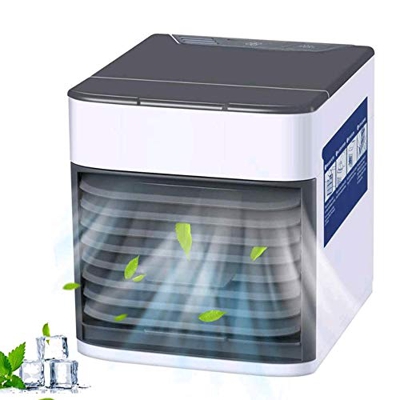 topuhair Condizionatore d'Aria Portatile 3 in 1 Ventola evaporative Air Cooler Portable Personal Space Air Cooler Piccolo Ventola di Raffreddamento De