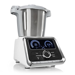 Klarstein GrandPrix - Robot da Cucina Multifunzione, Vaporiera, 500/1000W, Ciotola in Acciaio Inox, Capacita 2,5L, Display digitale, 12 velocità, Temp características