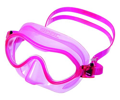 SEAC Baia Kid, Maschera Subacquea Unisex Bambini, Rosa, 3-6 Anni