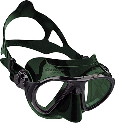 Cressi Nano, Maschera Subacquea Professionale Unisex – Adulto, Verde